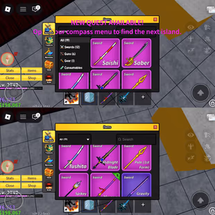 iOS/Android - Global - Level 2742 - Money 198K - Swords 12 - Guns 6 - Fruits 23 - Code999 - Image 4