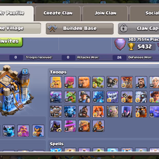 🔥TH18 MAX CLOSE🔥7000-GEMS!!SB/MAX FA/MAX SnB/MAX MM/MAX AF/MAX MS/20 LP/20 EB/MAX RS/20 FF/20!!HEROES 105-105-85-80-55 - Image 5