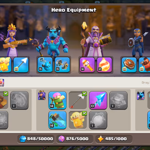 🔥XP 191!TH 17 STANDARD!HERO:71-78-38-40-21!MC YES!NEAR MAX DEFANCE! STRONG TROOPS!600 CWL MEDALS! INSTANT DELIVERY  - Image 7