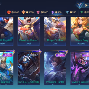 LP3|LVL109|129HEROES|227SKIN|NATALIACOLLECTOR|ROGERTRANSFORMERS|SABERREGULATOR|KIMMYDRAGONTAMER|JOHNSONSABER|MYTHICALHON - Image 7
