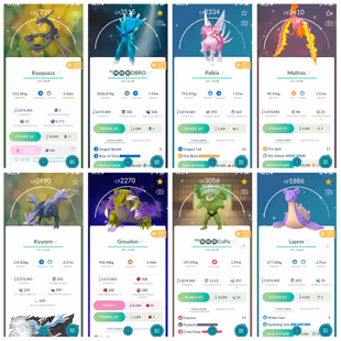 P 2.101 Level 70 fusion Kruyem Articuno Moltres Zapdos Raikou Kyogre 29 Shiny And Legendary 320 Shiny 228 Legendary 119  - Image 3