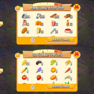 🔥6000 BARN STORAGE LEVEL 81🔥6000 BARN FILLED | SILO 704:2050 | 955 DIAMOND | 5.8 MILLON COINS | CHECK PHOTOS | INSTANT - Image 2