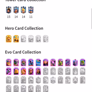 🔥KT15 XP68🔥 | 106 MAX 30 ELITE | 5 CARD LVL16 | 16 EVO | 11120 TROPHY | 187 EMOTE | 248 GEMS | INSTANT DELIVERY - Image 3