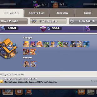 🔥4 HERO MAX - 4600 STARS WAR - MAX - TH:18🔥 - Lvl:262 - BK:105 - AQ:105 - PC:94 - GW:80 - RC:55 - BEST SELECT - Image 6