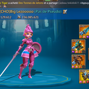 Compte Lords Mobile - 1b6 might - Image 3