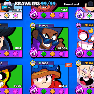 BEST OFFER 🎄 63K TROPHY - 300X SKINS 🎄 99/99 BRAWLER | 54X MAX | 45X HYPER | 20-GEMS | DELIVERY INSTANTLY  - Image 4