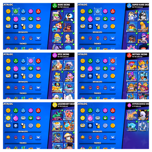 All Brawler Available [] Trophy 47k [Billing 20k] [] Max Brawler 44 [] Hyper 45x Available Make [] Skins 280 [] BEST-DEA - Image 4