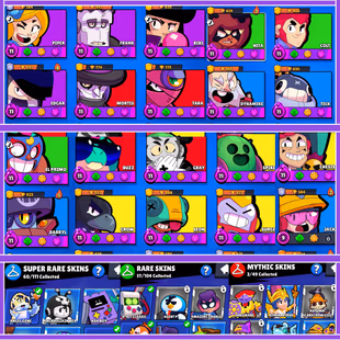 31542 Trophies 💎 70 Brawlers 💎 19 Hypercharged | 154 Skins | 182 Pins | 223 Icons | Cheap Price | Instant Delivery - Image 2