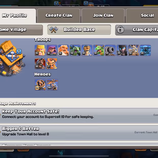 RARE GOLDEN HOG 💎 37 EQUIPMENT 💎 HIGH TH 18 []105-105-90-78-55-10 HEROES []  3K WWS [] 258 XP [] MANY SKINS AND SCENER - Image 5