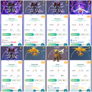  5x ARMOUR MEWTWO ( 4x TRADEABLE 2019 ) 11 SL ( 10x 2016-20 TRADEABLE ) | LEVEL 53 | YEAR 2016 | FULL ACCESS  - Image 1