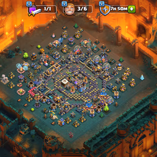 🔥Xp-259🔥 || Th18 Almost Max || 5 Heroes Max || High Max  Equipment || 3x Sceneries || Builder Base Maxed | Nc 1.5k Gem - Image 1