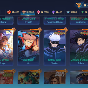 M351|LVL99|132HEROES|457SKIN|MEGACOLLECTORIII|3LEGEND|3JUJUTSUKAISEN|6KOF|2STARWARS|LANCELOTKINSHIN|3TRANSFORMERS|LEGEND - Image 3