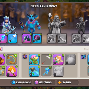 🔥TH10 MAXED[NOTHING LEFT TO UPGRADE]-7X EPIC EQUIPMENT-2X SCENERY-1X AQ SKIN-77 CWL MEDALS-FREE NC- LOTS OF MAGIC ITEMS - Image 8