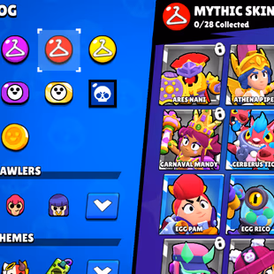 129 [3 MAX BRAWLS] [29 SKINS] [6231 TROPHIES] - Image 8