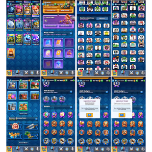 ⚡LV 61 - 15 EVO⚡ KT15 | ARENA 26 | TROPHIES 10531 | EMOTE 55 | 3 CARD MAX - 14 LV 15 - 21 LV 14 | 3X LEG BADGE | 7 TOWER - Image 5