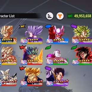 D897-IOS+Android-11 UL(SS4 Goku+SS Goku+Frieza+Majin Vegeta+Vegito+Broly+Beast Gohan+Janemba)+33 Legends+Team Daima+Mini - Image 1