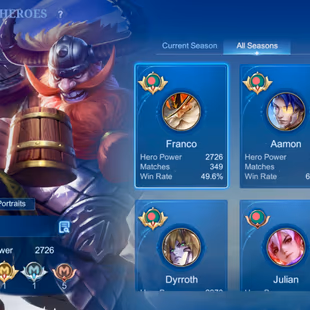 HYPER BASED PREMIUM ACCOUNT|| LEVEL 67 || EXALTED IV || GRAND 6 || EXQUISITE 8 || SKINS 322 || HEROS 129 |ALL MAX EMBLEM - Image 8