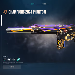 Gold 2 - 5 Melee Skins - 49 Gun Skins (4 limited) - 45000 VP spent -  Champions 2023 Vandal & 2024 Phantom, Melee - Image 2