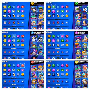 Trophy 70k💎Gems 529💎101x Brawler [] Max 46x [] Hyper 46x [] Total Skins 377x [] Player Icones 476x [] NC-Yes [] Best-D - Image 5