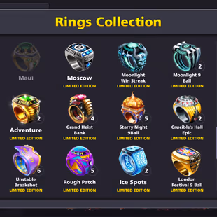 RARE LEVEL 604 | 75CCP | High Level | 3.5 Billion Coins | 20 Legendary Cues | Miniclip Only | Unlimited Password Change  - Image 6