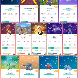 🍓LVL 56 ACCT 2019 / LUGIA HO-OH ZAPDOS MOLTRES / 522 TRADEABLE | 54 LEGENDARY  | 81 SHINY  | 27 HUNDO 💯 IV /RARE ACCT  - Image 6