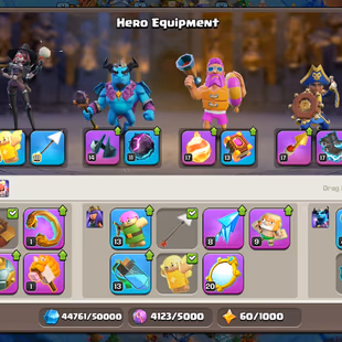 🔥Scenery Account🔥 Th18 High Defense || High Epic Equipment || Heroes 67-96-63-62-38 || 6 Builders || NC available - Image 4