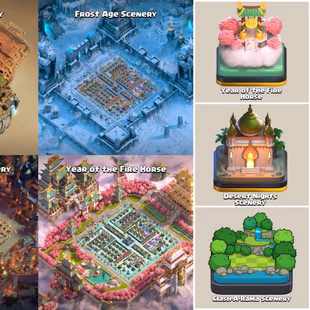 TH18 Max Full  (Pre Update) 🔴 Frost Age & Year Of Fire Horse Set 🔴 Profile Max - Paid Scenries - Builder Skin - C415 - Image 7