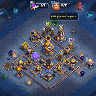 Th16 Almost Max | Hero-95-95-70-45 | Equipment-12-Epic Almost Maxed | BH 10 Full Max | Wall Defns Max |  XP-240 | NC-Yes - Image 8