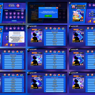 61x PRESTIGE 🔥64x TITLE 🔥70.7K Trophy | 93x Brawler [66x Max] 280x OG Skins | 28x Max Win Streak | Account C- 2021 - Image 3