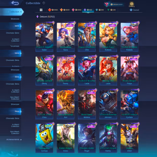 ML 275 Collector Ling & Bendetta&Yu jhong&Jawhed Dawing Chou KOF Full Set Skins 13 Lucky Immortal Epic Recall Epic 52 s - Image 8