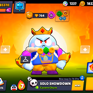 369 SKINS | 85.400 TROPHIES | 100 BRAWLERS | 63 HYPERCHARGE | 64 MAX | 53 PRESTIGE | 16 BUFFIES - Image 2