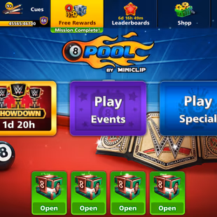 28.8B COINS ACCOUNT | LEVEL 408 | 20 Legendary Cues | 2 Special Cues MAX | 60+ Event Rings | Fresh Account - Image 8