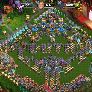 RANK/-118 GLOBAL! TH18 MAX TYPE!! 30K LEGEND CUPS! ALL EQUIPMENT MAX-36! FULL BASE RARE OBSTACLES DESIGN!35X SKIN SCNRY - Image 1
