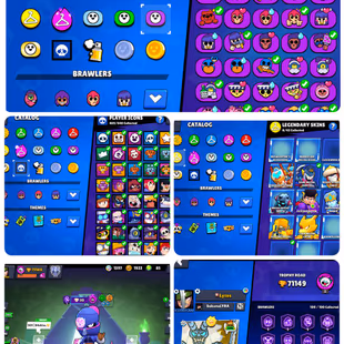 71K TROPHIES|56 MAXED| 38 HYPERCHARGE|350 SKINS|BEAR SHADE|138 EPICS SKINS|114 EPIC PINS|469 PLAYER ICONS|LIMITED OFFER| - Image 1