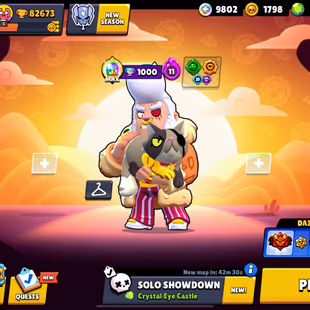 🔥TROPHIES 82673 🔥 BRAWLERS 98 [] MAX BR 45 [] HYPER 37 [] SKINS 363 - Image 1