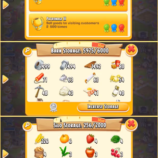 🔥PREMIUM FARM🔥LEVEL 80 | BARN:5975/6000 | 2000 SILO STORAGE | 5.46M COINS | 842 DIAMONDS | ONE SIDE FULL LAND UNLOCK | - Image 2