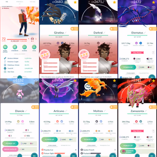 1939 Level 72 Eternatus Palkia Origin100 Shundo Darkrai Shundo Giratina Shiny Mega Rayquaza Shiny Zacian Crowned Sword  - Image 1