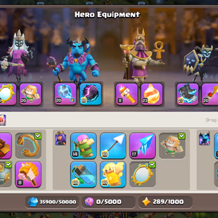 Th17 | Hero-100-100-75-50-14 | [Blacksmith [14-Epic Almost Max] | Defence Max | XP-237 | NC-Yes | BEST-DEAL   - Image 5