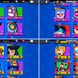 48K Trophies LVL195 | 98/100 Brawlers | 26 Max Brawlers - 14 Hypercharges | 214 Skins | 603 Pins | 328 Icons | 165 Spray - Image 4
