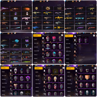 Ff Acc || 2 GUNS || OLD EMOTS  - Image 3