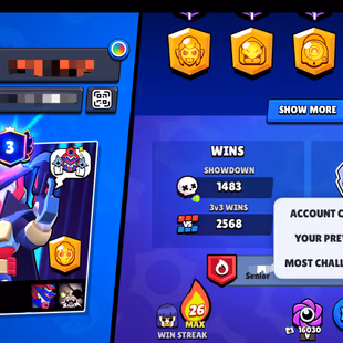 change iD & Named Free | 28K Trophies | 81Brawler | 25Maxed  | 215Skins | The More... - Image 4