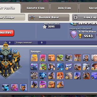 [27K LEGEND] TH17 FULLY MAX | XP 257 | HERO 100-100-90-75-50 | 3595 WAR STARS | NICE EQUIPEMENT | NC 500 - Image 3