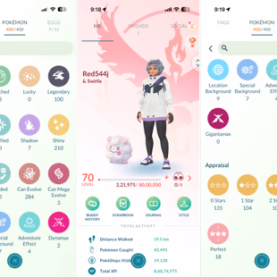 CHEAPEST 210 SHINY 💎 100 LEGENDARY 💎 7.6 MILLION DUST [] BG GROUDON [] LEVEL 70 [] SHINY ZAPDOS BG - Image 2