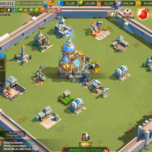 57M - Vip 14- 6  Commanders - 32 Passport - 10k Gems - 291 Gold Head  - 1 Farms - Image 2