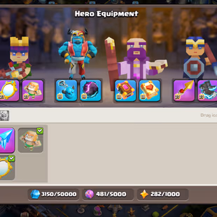 TH18 NEARLY MAX 5 MAX HEROES COMPLETE EPIC 37||37 MAX ALL COMMON EQUIPMENT 9 MAX EPIC MAX 2 DUKE EQUIPMENT  - Image 8