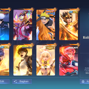 EC135|LV 65|HERO 129|SKIN 345|EXALTED I|ALL EMBLEM MAX|FRANCO LEGEND|3 KOF|3 TRANFORMERS|2 SAINT GOLD|LUKAS NARUTO||BENE - Image 1