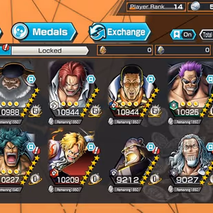 [3809][IOS+ANDROID] 6 EX META MAX - Shanks + Dark Blackbeard B33.52 + Kizaru + Saturn + Zephyr + Kuzan, Support 132 - Image 2