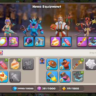 🔥TH 18 ALMOST MAX🔥XP 250- 5 HERO MAX- 5 EPIX EQUIPMENT MAX 2 LEVEL 26-WALS DEFENSE NEAR MAX-NC YES-BEST DEAL - Image 6