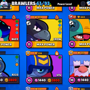 141 [9 MAX BRAWLS] [97 SKINS] [11796 TROPHIES] - Image 5