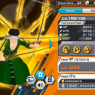 [4077][IOS+ANDROID] 9 EX - 6 MAX - Kaido + Roger + Kuzan + Sabo + Zoro + Akainu + Shanks + S-Snake , Good Medal  - Image 7